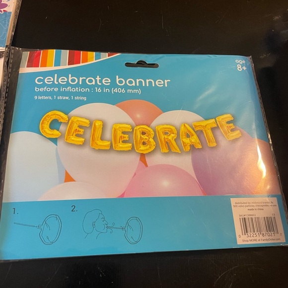 Deluxe Party Kit with Black and Gold Accents - Picture 3 of 3